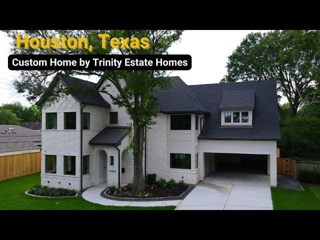 Custom Home Tour in Houston, Texas | Trinity Estate Homes | Memorial Park