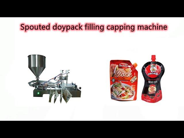 cheap spouted pouch filling machine/cheap doypack filling  machine for testing market