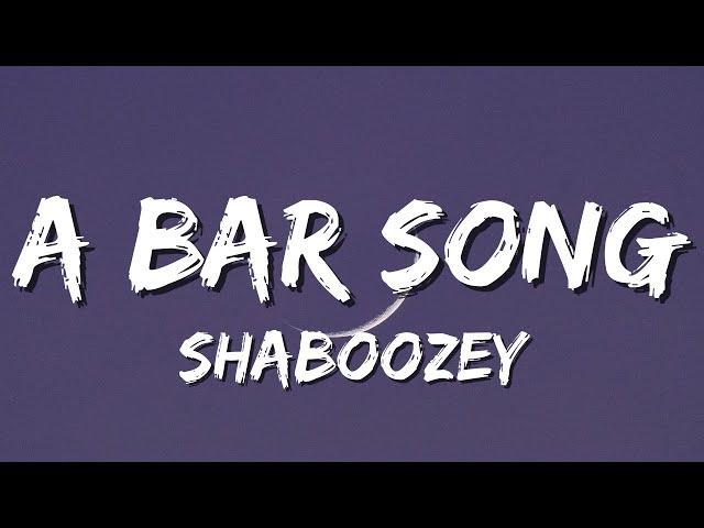 Shaboozey - A Bar Song   (Lyrics)