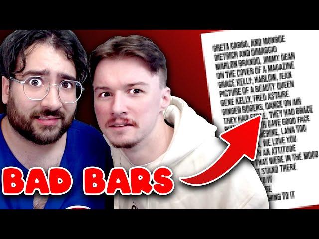 Reading the WORST BARS we've EVER written!! w/ Connor Quest!