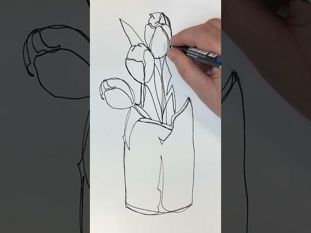 Why not try creating without taking your pen off the page? Here's Anita to show you how!