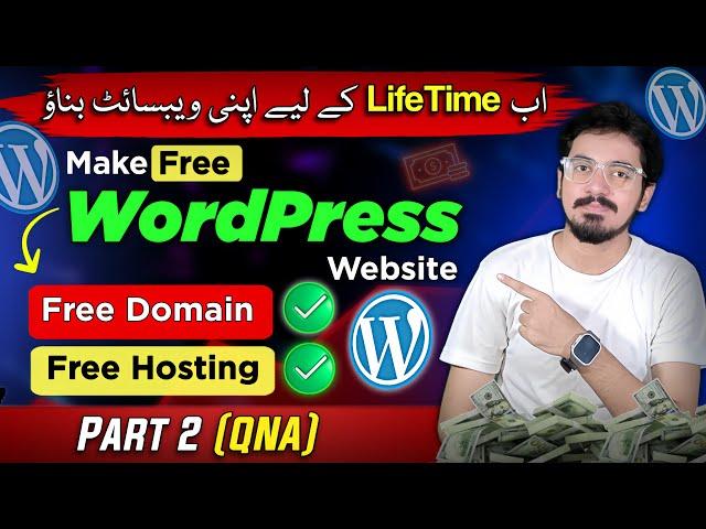 How To Make a Free WordPress Website | Free Website Kaise Banaye | Part 2 (QNA)