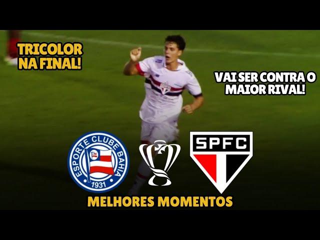 Bahia x São Paulo | Melhores Momentos (COMPLETO) Semifinal Copa do Brasil 2024 Sub-20 2024 VOLTA