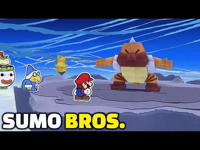 Paper Mario: The Origami King | Sumo Bros Boss Fight