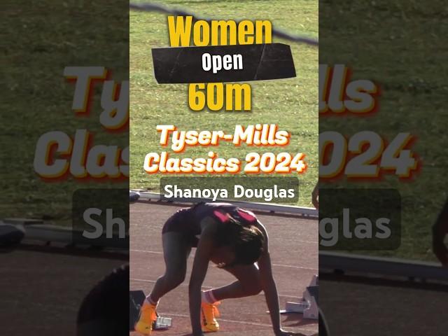 60m Opener | Double Champs gold medalist Shanoya Douglas | Muschett High School #shorts