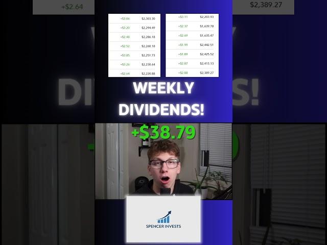The WEEKLY DIVIDENDS That Will CHANGE Your Life!