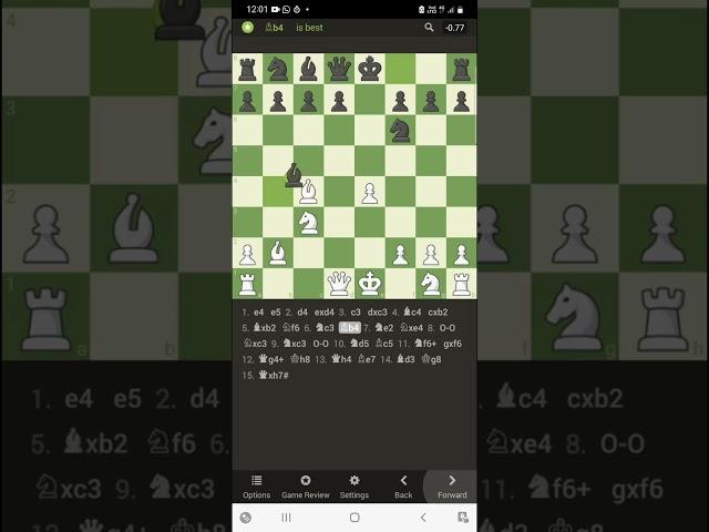 How to checkmate in 15 moves With Danish Gambit | Most Famous trap | Kp Gaming 19 |