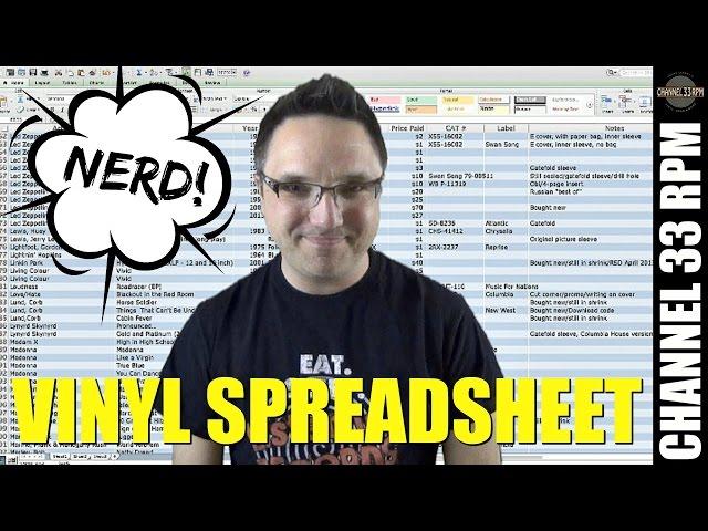 How to catalog a record collection using Excel spreadsheets | Vinyl Community