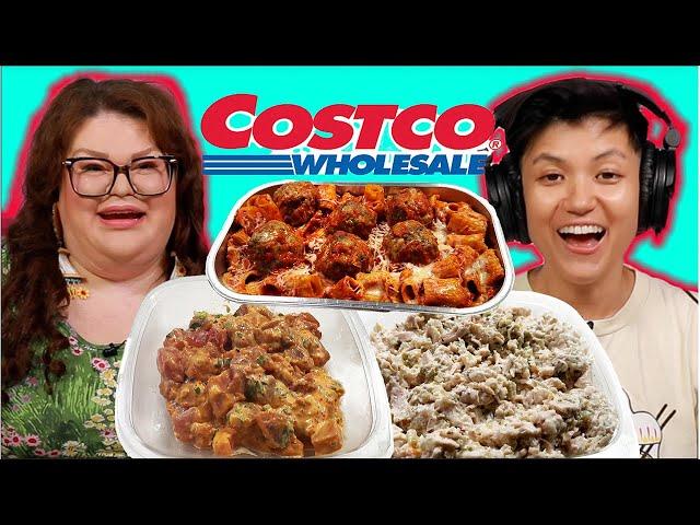 BRIE AND Kristin And Jen Try Every Costco Ready Meal | Kitchen & Jorn