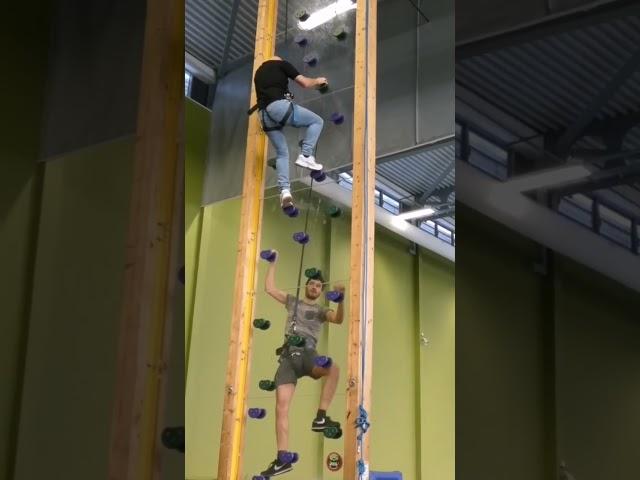 indoor wall climbing