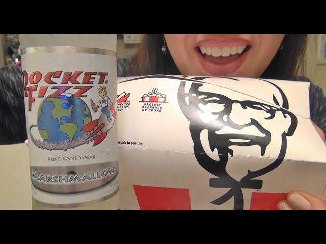 SassEsnacks ASMR: KFC | Fried Chicken | Marshmallow Soda | Gluten Free Vegan Pumpkin Pie