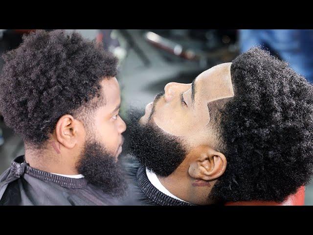 OMG $100 TAPER AND LINE UP/ FADED BEARD/ HAIRCUT TUTORIAL