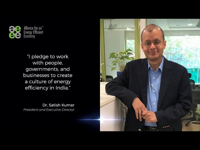 Energy Pledge 2020 - Dr Satish Kumar, ED and President, AEEE