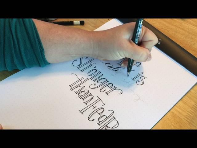 Combining Styles in Hand Lettering