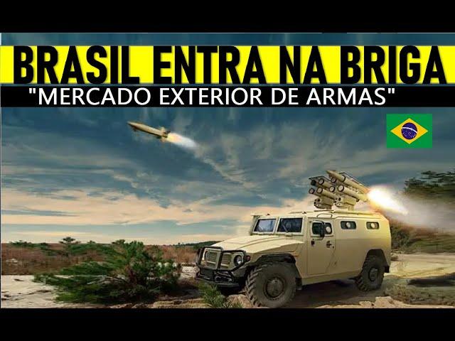 BRASIL entra na BRIGA! Mercado EXTERIOR de ARMAS! #military #military #geopolitica