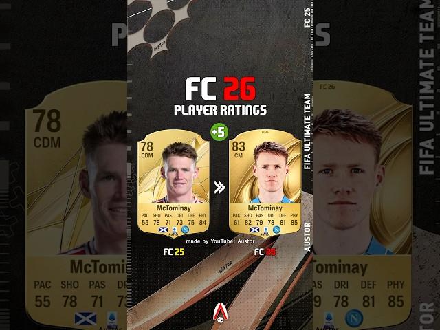 FC 26 Ratings Refresh! #fc25 #fifa #football #shorts #austor