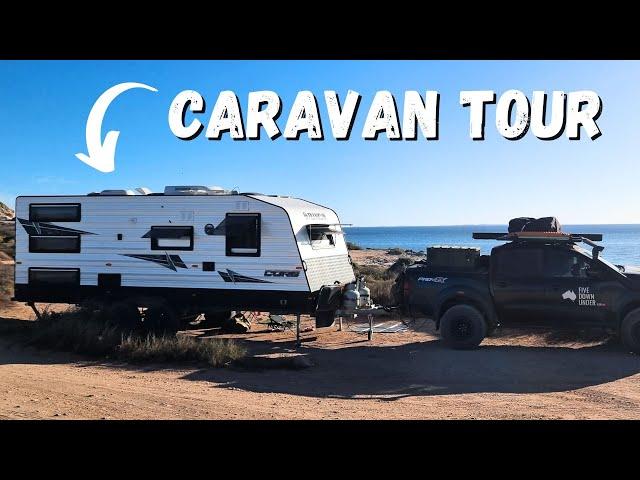 WHY we LOVE our caravan for our big lap!! Caravan tour! Our home on wheels