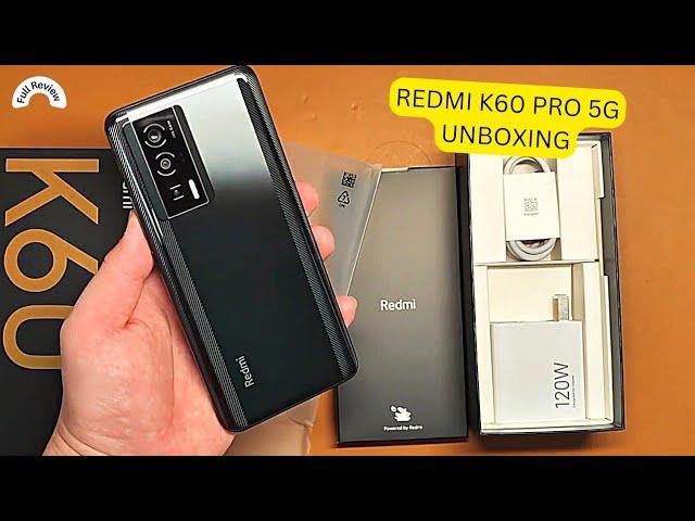 Redmi K60 Pro 5G Black Colour Unboxing | K60 hands on review
