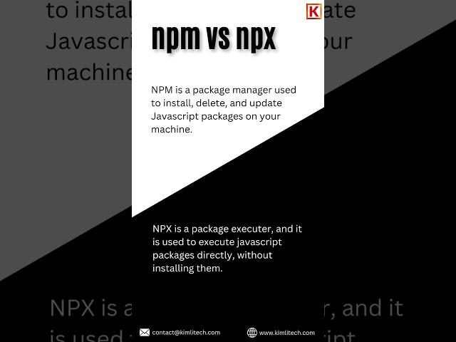 NPM vs. NPX – What’s the Difference?