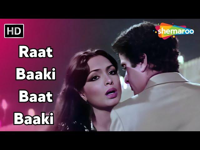 Raat Baaki Baat Baaki | Namak Halal (1982) | Shashi Kapoor & Parveen Babi | Asha Bhosle