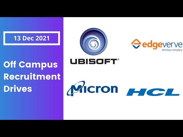 HCL Off Campus Drive | Off Campus Drives for Freshers | Engineering Jobs - Enggsolution