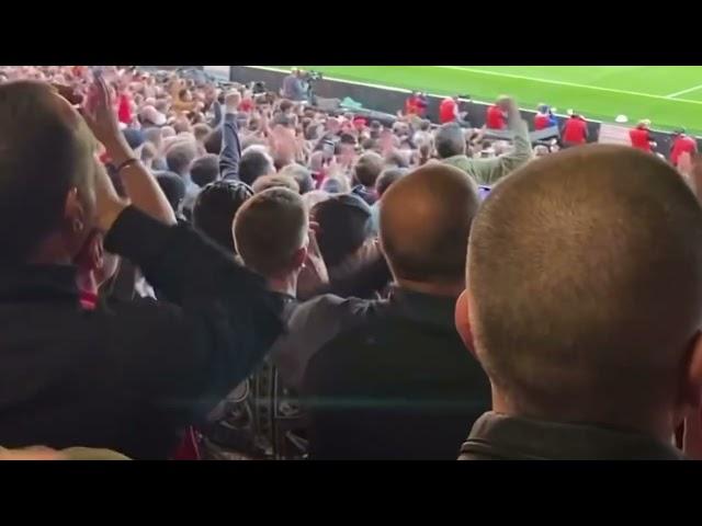 Trossard ole ole arsenal chant Arsenal vs Leicester