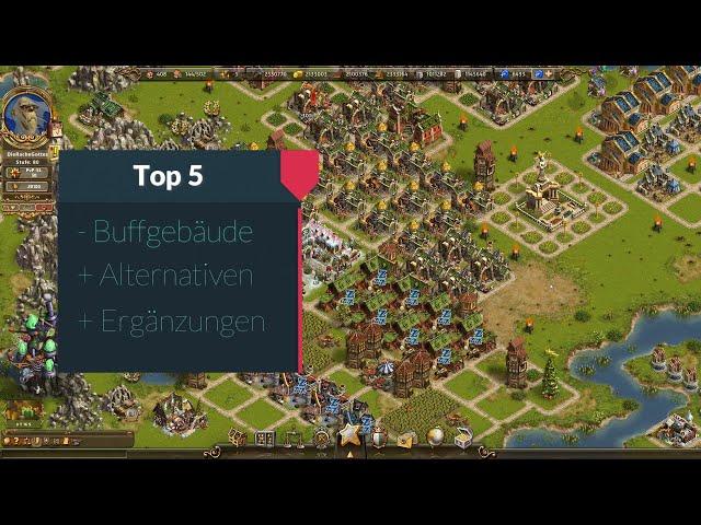 DSO - Top 5: Buffgebäude in Siedler Online