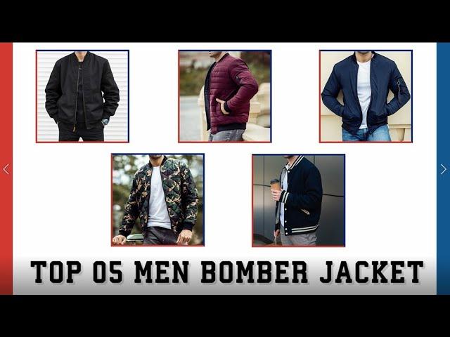 Top 5 Stylish men bomber jacket | Bomber jackets Collection | At William Jacket.