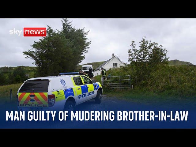 Man who went on shooting and stabbing spree on Isle of Skye guilty of murdering brother-in-law