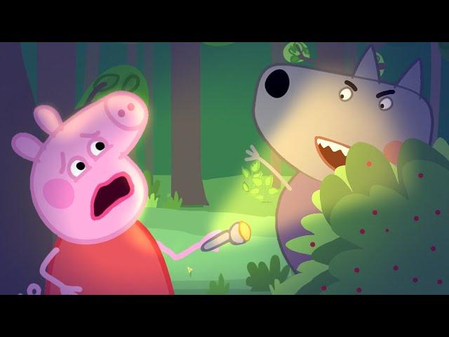 Peppa Pig does not like the forest