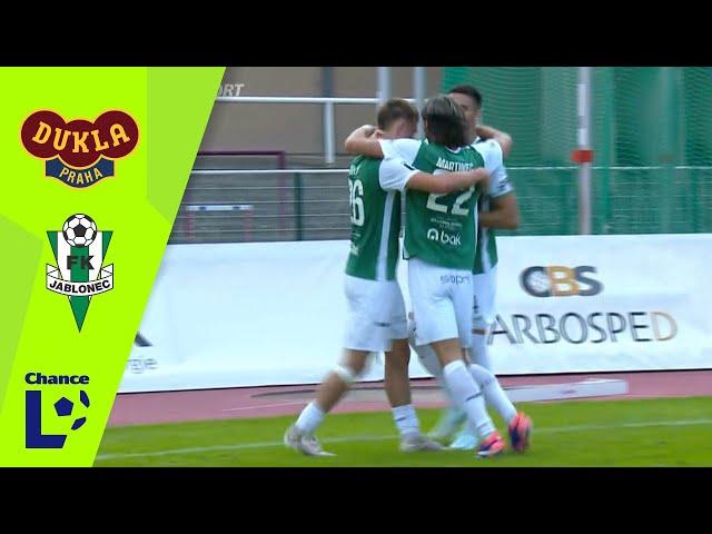 Chance Liga Highlights: FK Dukla Praha vs. FK Jablonec 0:2 (4. kolo)