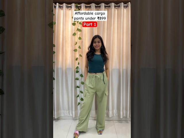 Best Cargo Pants from Flipkart-part 1 #riddhikothari #flipkarthaul #flipkart #cargopants #comfypants