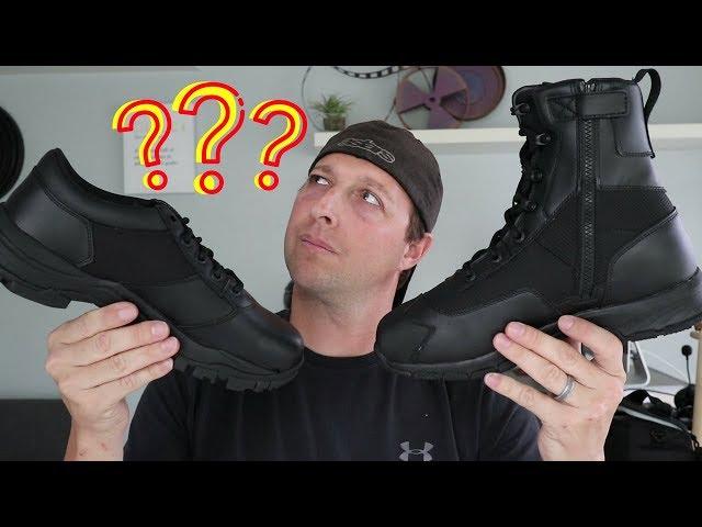 LAW ENFORCEMENT | BOOTS vs SNEAKERS DEBATE