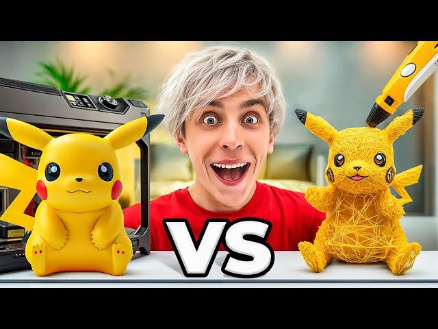 3D Printer vs. 3D Pen Challenge!