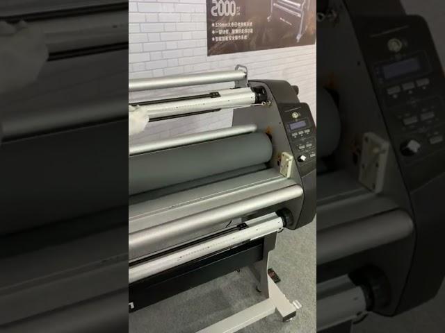 How to Install Anti -static String? #wideformatlaminator #laminator #rolllaminator