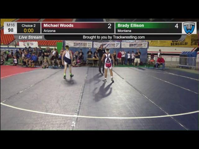 562 Schoolboy 98 Michael Woods Arizona vs Brady Ellison Montana 8429077104