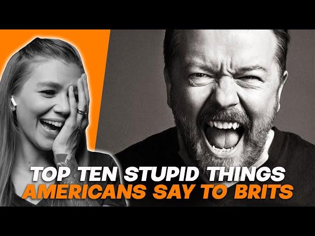 AMERICAN REACTS TO STUPID THINGS AMERICANS SAY TO BRITS | AMANDA RAE