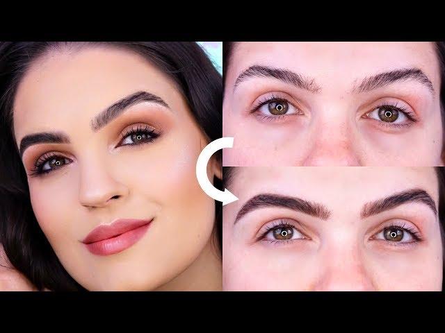 DIY AT HOME Microbladed Brows