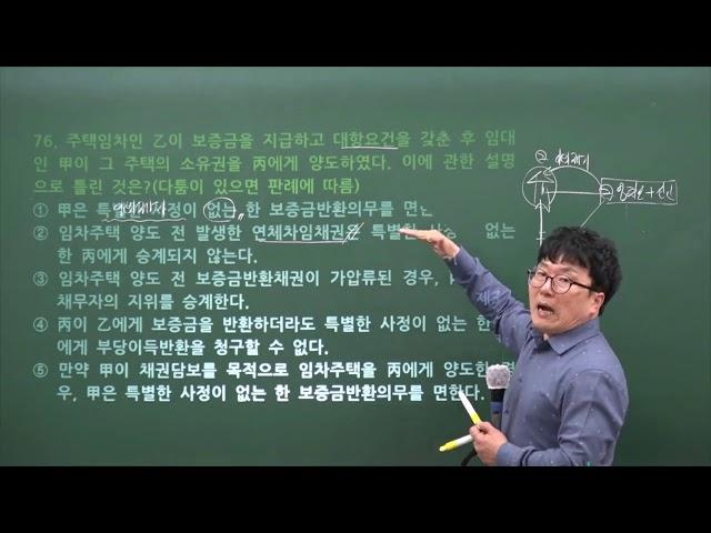 [에듀나인 공인중개사 기출해설강의] 민법및민사특별법 - 박기인 4강