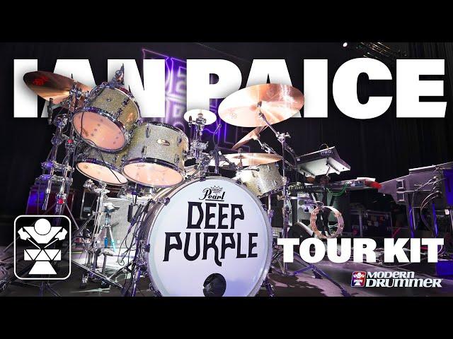 Ian Paice - Deep Purple - Tour Kit Rundown