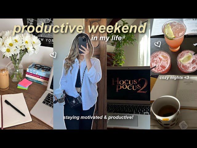 VLOG | eventful days in my life, self-care nights, & staying productive and motivated!