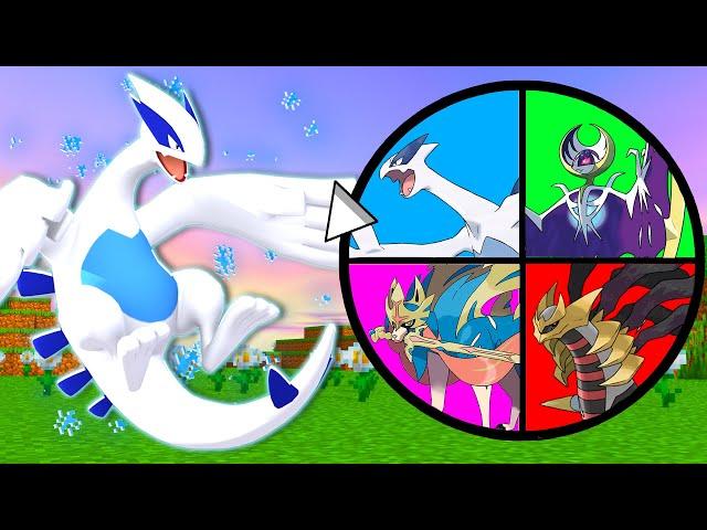 SPINNING A WHEEL to Catch  LEGENDARY Pokémon in Minecraft PIXELMON!