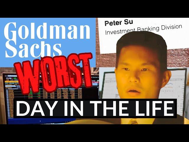 Scariest Day in the Life of a Goldman Sachs Investment Banker