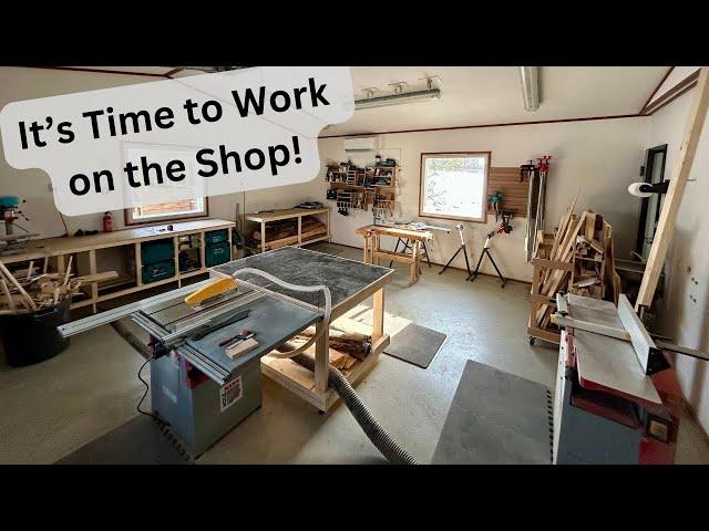 Making the Shop Better for Myself | Shop Furniture Builds, Woodcart, Tool Wall & Miter Saw Station