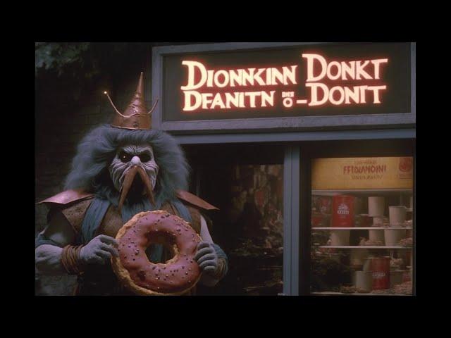 Dunkin' Donuts as an 80s Dark Fantasy Film