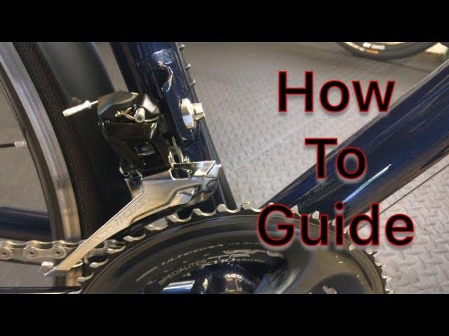 Shimano 105 R7000 Braze On Front Derailleur Fitting Guide