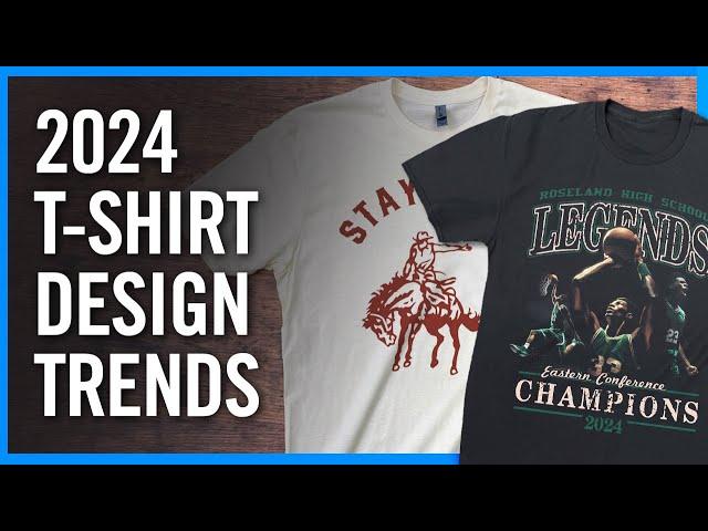 The Top 2024 T-Shirt Design Trends