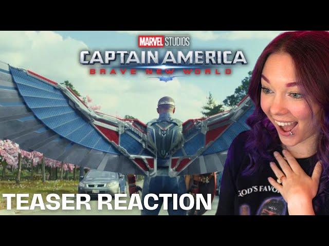 CAPTAIN AMERICA'S BACK! | Captain America Brave New World teaser REACTION