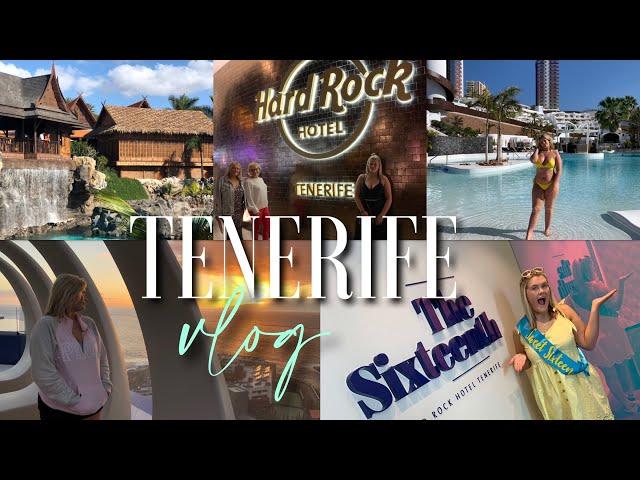 TENERIFE TRAVEL VLOG ️ 16TH BIRTHDAY TRIP, SIAM PARK, GETTING TATTOOS! | HARD ROCK HOTEL |