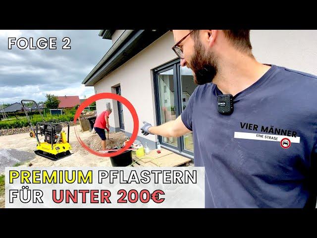 Hauseingang selber bauen  Baumax Rüttelplatte und Makita Flex im Test